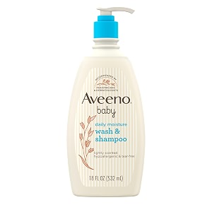 aveeno baby wash amp shampoo 18 ounce