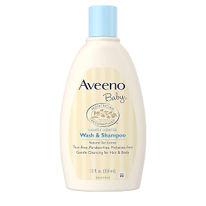 aveeno baby wash and shampoo - 120 oz