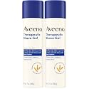 Aveeno Therapeutic Shave Gel with Oat and Vitamin E to Help Prevent Razor Bumps, Soothes Dry Skin and Provides a Close, Smooth Shave with Less Irritation, Fragrance-Free, 7 oz (Pack of 2)