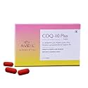 AVEIL COQ 10 Plus Tablets 300 mg | Coenzyme Q10 Capsules with Alpha Lipoic Acid, Inositol, Lycopene 6% & Vitamin B9 | 10 Tablets | Supports Heart & Immune Health | Gluten Free