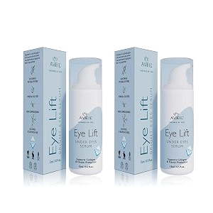 aveil eye lift under eyes serum  with hyaluronic acid caffeine amp matrixyl  smoothens fine lines amp wrinkles  fades dark circles  for all skin types  reduces puffiness  pack of 1-15ml