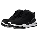 Avenger Work Boots Reaction - Boots for Men - Action Nubuck Upper - Sandwich Mesh Lining - Removable Footbed Black/White 7.5 EE - Wide