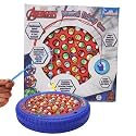 Avengers Musical Fishing Game for Kids - Electronic Rotating Board with 45 Fishes &amp; 4 Poles, Battery Operated Interactive Educational Toy for Boys &amp; Girls Age 3+ Years (Red Ocean Theme)