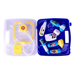avengers portable doctor set for kids with electronic stethoscope light amp sound effects -9 pcs medical kit toy for toddlers amp boys -educational pretend play superhero set gift for ages 3