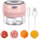 Avenn Electric Mini Garlic, Onion, Ginger Chopper with Pure Copper Motor | Chop, Mince, Puree, Dice | Twin Stainless Steel Blades | Rechargeable Wireless Chopper (100ml, Multicolor)