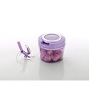Avenn Multipurpose Manual Plastic Handy Dori Chopper with 3 Blades | Vegetable, Dry Fruit and Onion Pull Chopper | Quick Stainless Steel Cutter Machine Grinder Mixer Slicer (Multicolor)