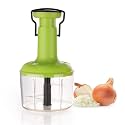 Avenn New Food Chopper, Large Manual Hand-Press Vegetable Chopper Mixer Cutter to Chop &amp; Cut Onion, Salad, Tomato, Potato, Garlic (Multicolor)
