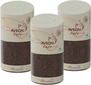 aveon cafe premium  100 agglomerated instant coffee 3 x 50 g