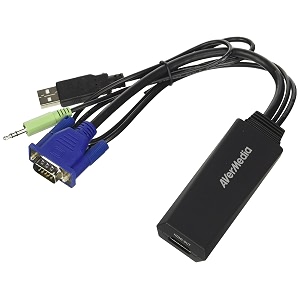 avermedia vga to hdmi converter cable et110