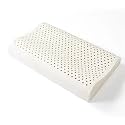 AVI 100% Natural Contour Latex Pillow 35 Density Ultra Plush Latex Foam Bed Pillow for Sleeping, Side and Stomach Sleepers- with Inner Cotton Cover, Pack of 1, White, 60x40x12/10 CM