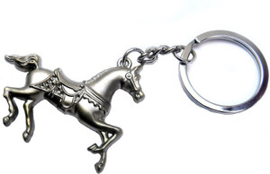 avi 3d metal horse key chain