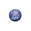 AVI Blue Metal Pin Badges with Positive Quotes Forget The Mistake Remember The Lesson Design R8001037