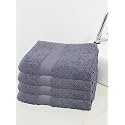 Cotton Bath Towel|Set of 4|GSM : 500|100% Cotton|Color : Charcoal