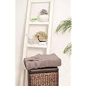 Avira Home Double Corded Zero Twist Cotton, Extra Large Bath Towel, 550 GSM (Brown)