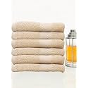 Cotton Hand Towel|Set of 6|GSM : 500|100% Cotton|Color : Beige