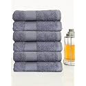 Cotton Hand Towel|Set of 6|GSM : 500|100% Cotton|Color : Charcoal