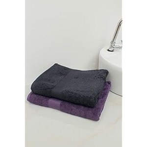 zero twist cotton extra large sheet size towel pack of 2 gsm 500 size 3034x6034 men39s women39s amp kids towel supersoft high absorbent color black amp purple
