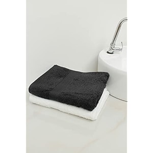 zero twist cotton extra large sheet size towel pack of 2 gsm 500 size 3034x6034 men39s women39s amp kids towel supersoft high absorbent color white amp black