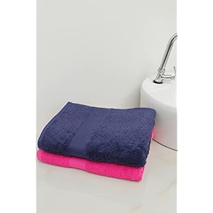 zero twist cotton extra large sheet size towel pack of 2 gsm 500 size 3034x6034 men39s women39s amp kids towel supersoft high absorbent color pink amp navy