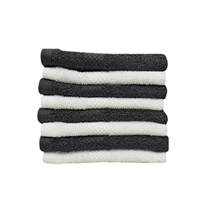 zero twist cotton face towel pack of 8 gsm 550 size 1234x1234 men39s women39s amp kids towel supersoft high absorbent color white amp black