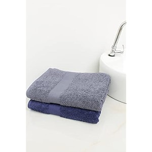 zero twist cotton large bath towel pack of 2 gsm 500 size 2734x5134  men39s women39s amp kids towel supersoft high absorbent color charcoal amp navy