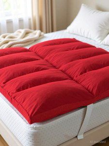 avi 2 inch 508 cm queen size microfibre breathable stretchable mattress topper