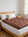 AVI 3 inch (7.62 cm) Queen Size Microfibre Breathable Mattress Topper