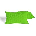 AVI Premium Quilted Bed Pillows for Sleeping Microfiber Filler Soft &amp; Luxurious for Side and Back Sleepers, Set of 2 Queen Size, 16 x 24 Inch, Mint Green
