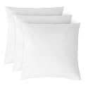 AVI Set of 3 Soft &amp; Fluffy Micorfiber Filled Premium Decorative Cushions for Sofa, Bed, Throw Pillow Insert, Cushion Filler- 12 x 12 Inch