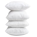 AVI Set of 4 Soft &amp; Fluffy Micorfiber Filled Premium Decorative Cushions for Sofa, Bed, Throw Pillow Insert, Cushion Filler- 24 x 24 Inch