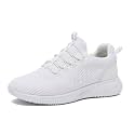 Avia Anchor Mesh Slip On Non Slip Shoes for Women, Comfortable Water Resistant Womens Food Service Slip On Sneakers - Restaurant Knit Slip Resistant Non Skid Work Shoes Women