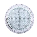 Aviation Computer E6B-R Navigation Plotter Slide Rule with Built-in Scale,for Pilot Training, Correction, True Heading and Calculations, Multiplication(E6B-R)