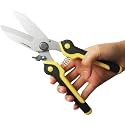 TOOLMAK 9 Inch Aviation Tin Snips, Heavy Duty Metal Cutter