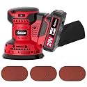 AVID POWER 20V Cordless Random Orbital Sander Tool 5”, 6 Variable Speeds