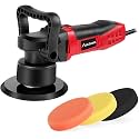 AVID POWER Buffer Polisher, 6-inch Dual Action/DA Polisher for Car Detailing, Random Orbital Car Buffer Polisher Waxer Kit with Variable Speed &amp; 3 Polishing Pads