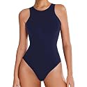 Avidlove Bodysuits for Women Crew Neck Sleeveless Body Suits Snap Closure Double Lined Tank Tops Bodysuit