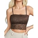Avidlove Bralettes for Women Lace Spaghetti Strap Tank Top Tube Slim Basic Camisole