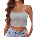 Avidlove Bralettes for Women Lace Spaghetti Strap Tank Top Tube Slim Basic Camisole