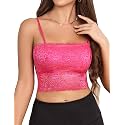 Avidlove Bralettes for Women Lace Spaghetti Strap Tank Top Tube Slim Basic Camisole