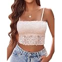 Avidlove Bralettes for Women Lace Spaghetti Strap Tank Top Tube Slim Basic Camisole