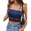 Avidlove Bralettes for Women Lace Spaghetti Strap Tank Top Tube Slim Basic Camisole