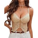 Avidlove Lace Bralettes for Women Y2k Camisole Lingerie Adjustable Strap Crop Top