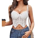 Avidlove Lace Bralettes for Women Y2k Camisole Lingerie Adjustable Strap Crop Top