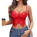 Avidlove Lace Bralettes for Women Y2k Camisole Lingerie Adjustable Strap Crop Top