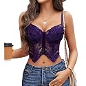 Avidlove Lace Bralettes for Women Y2k Camisole Lingerie Adjustable Strap Crop Top