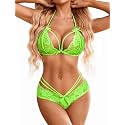 Avidlove Lingerie Lace Babydoll 2 Piece Sexy Bra and Panty Sets