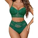 Avidlove Lingerie Sets for Women Bra and High Waist Panty Outfits