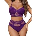 Avidlove Lingerie Sets for Women Bra and High Waist Panty Outfits
