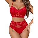 Avidlove Lingerie Sets for Women Bra and High Waist Panty Outfits