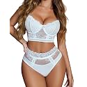 Avidlove Lingerie Sets for Women Bra and High Waist Panty Outfits